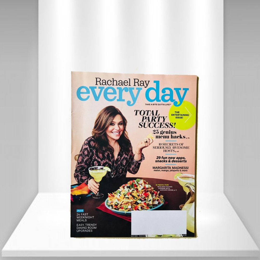 Rachael Ray Everyday May 2016 Total Party Success Magazine Used